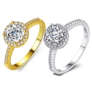 Luna Grace Aurelia Halo Ring
