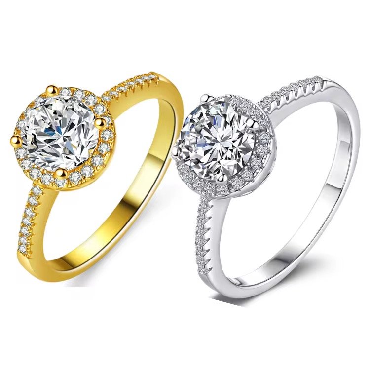 Luna Grace Aurelia Halo Ring