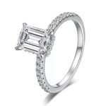 Luna Grace Serene Emerald Ring