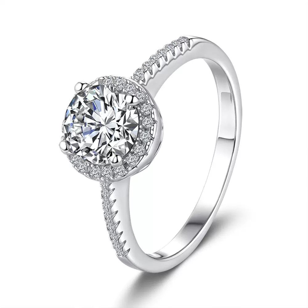 Luna Grace Aurelia Halo Ring - Image 2