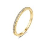 Luna Shine Modern Princess Solitaire Ring