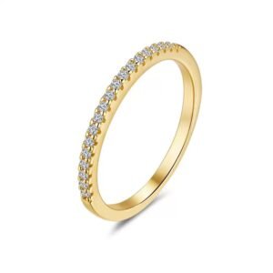 Luna Shine Modern Princess Solitaire Ring
