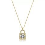 Amare Locked Moissanite Pendant