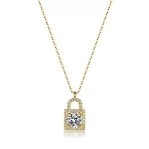 Amare Locked Moissanite Pendant
