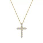 Grace Moissanite Cross Pendant